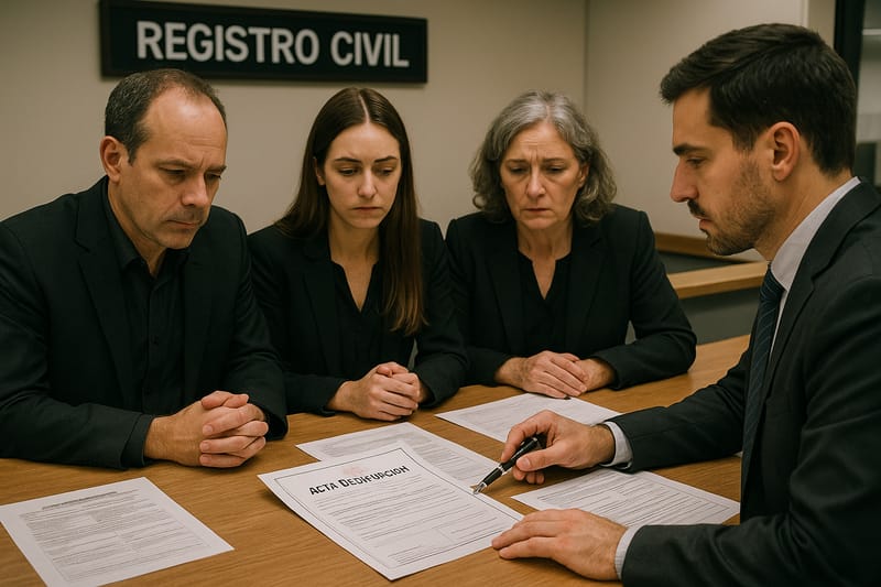 Acta de defunción: todo lo que debes saber