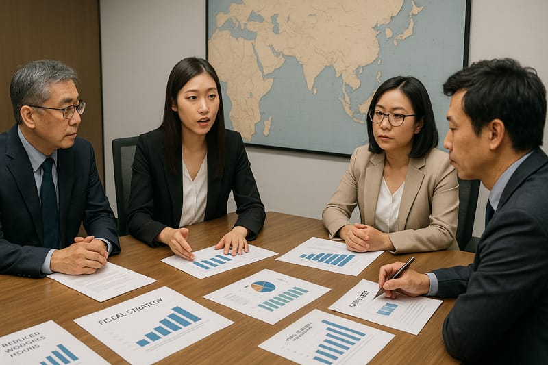 Reducción de jornada laboral e impuestos en Asia