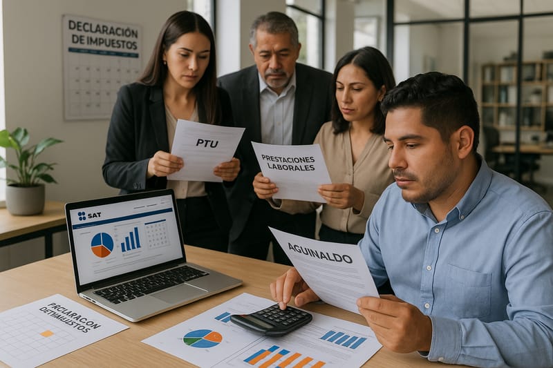 Aguinaldo, PTU y declaración 2025: Claves fiscales