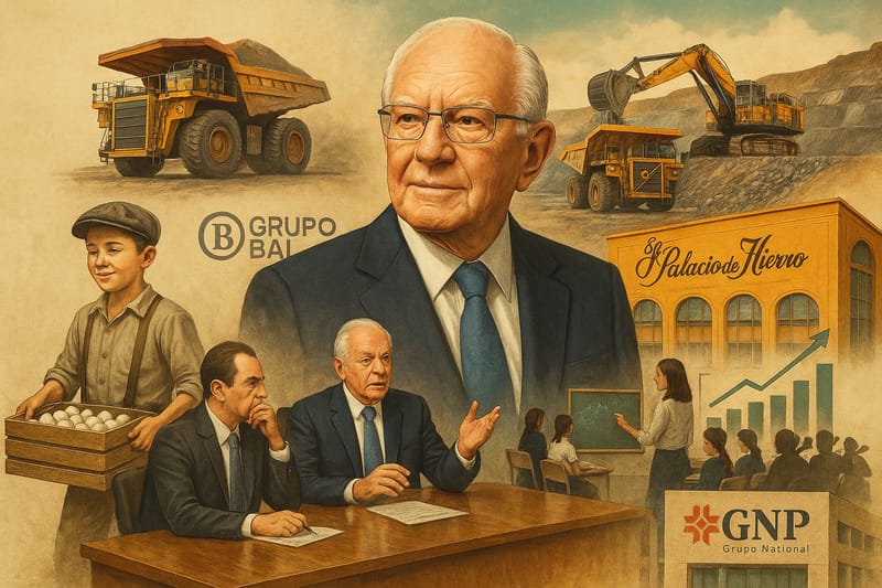 Alberto Baillères: De vendedor de huevos a líder empresarial