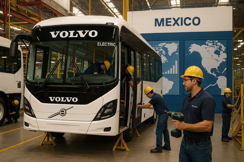 Volvo Buses México enfoca exportación en Europa