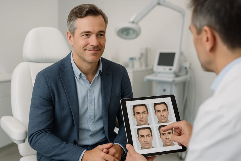 Medicina estética para hombres: natural y auténtica