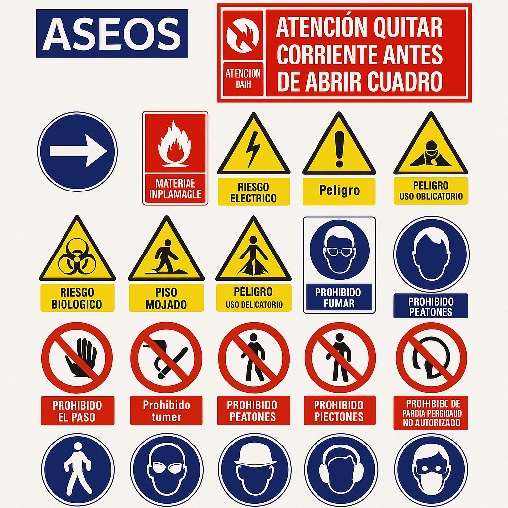 Señalizaciones de seguridad: esenciales para entornos seguros