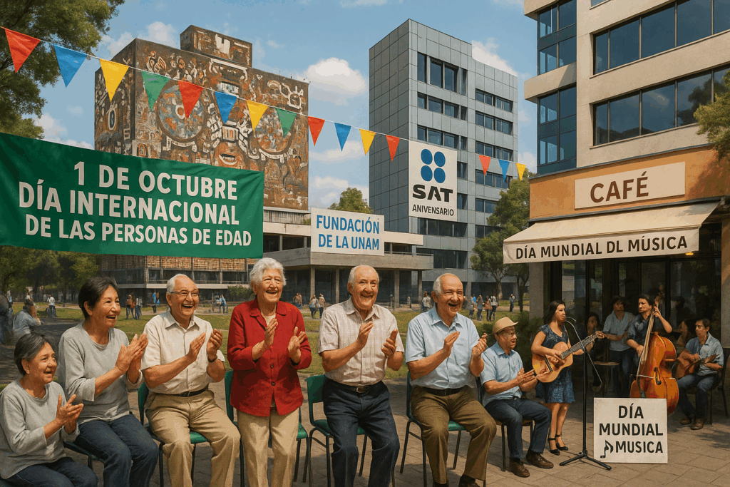 Celebraciones del 1 de octubre en México