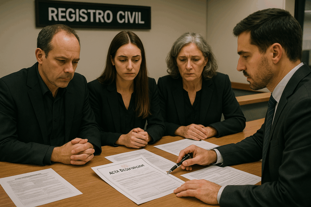 Acta de defunción: todo lo que debes saber