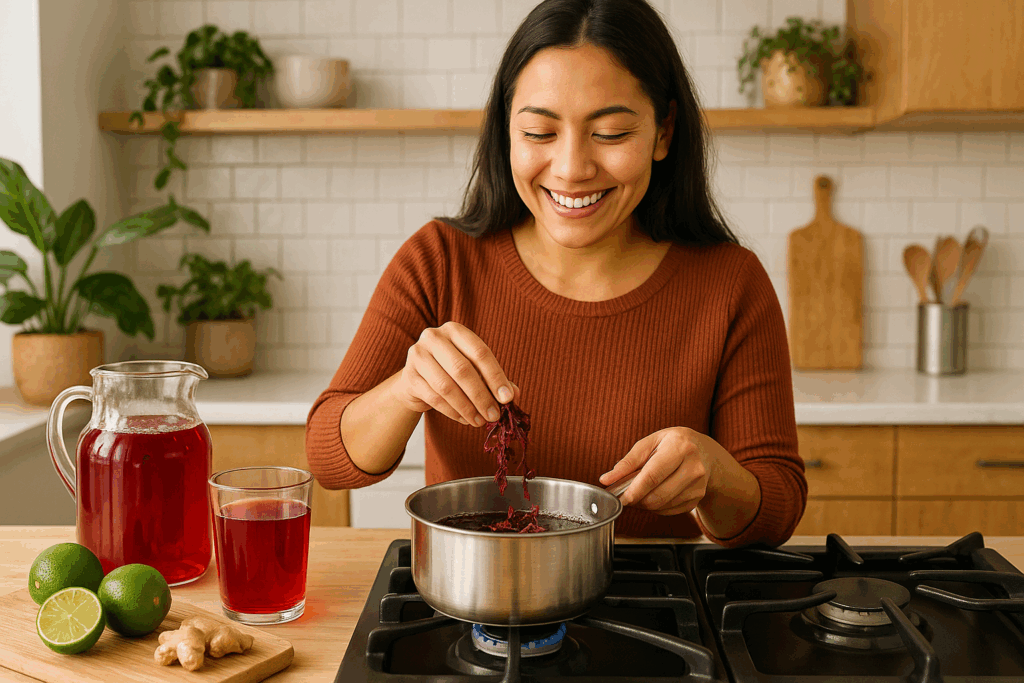 Beneficios del agua de jamaica para la salud