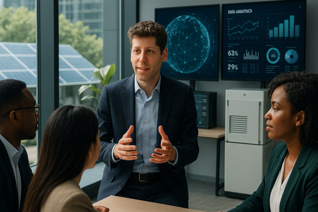 Sam Altman y el consumo de agua en la IA