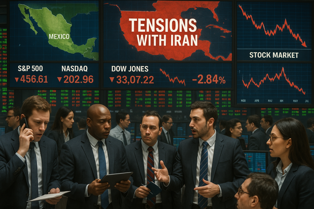 Mercados reaccionan ante tensiones en Irán; Bolsa de México al alza
