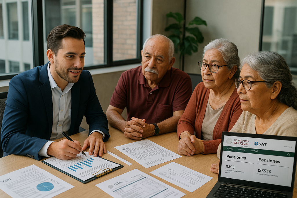 Las pensiones del IMSS o ISSSTE no pagan impuestos bajo límites