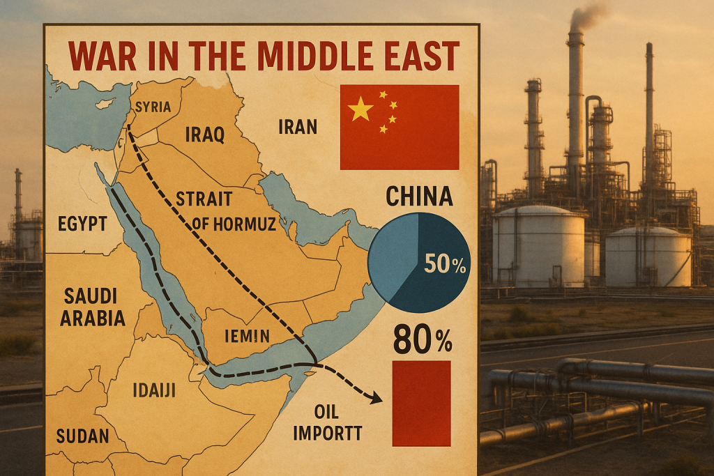 La guerra en Medio Oriente y la amenaza al petróleo chino