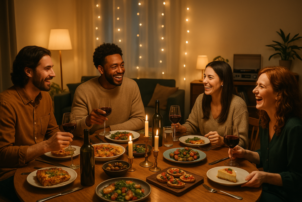 Cena en Casa con Amigos: Secretos para el Éxito