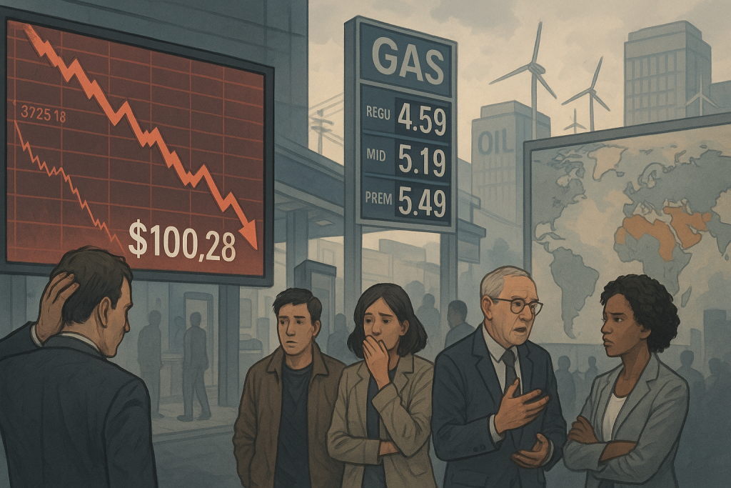 Petróleo supera los 100 dólares: caos en los mercados