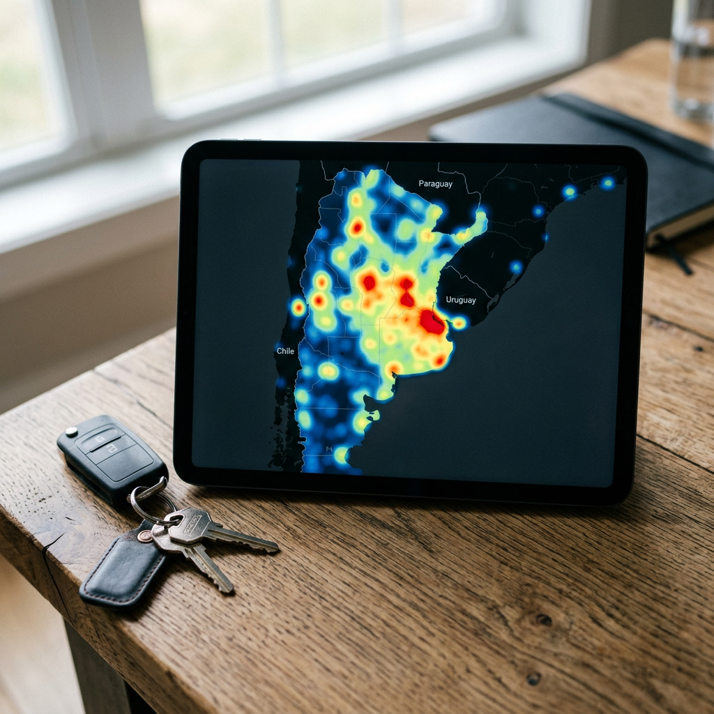 ¿Dónde hay más robos de autos en Argentina? Mapa del delito vehicular en 2026